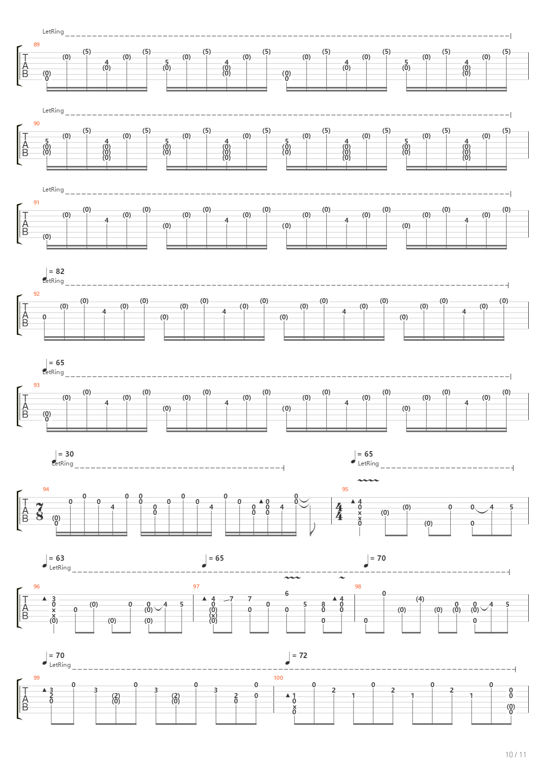 Eulogy For Dead French Composer吉他谱