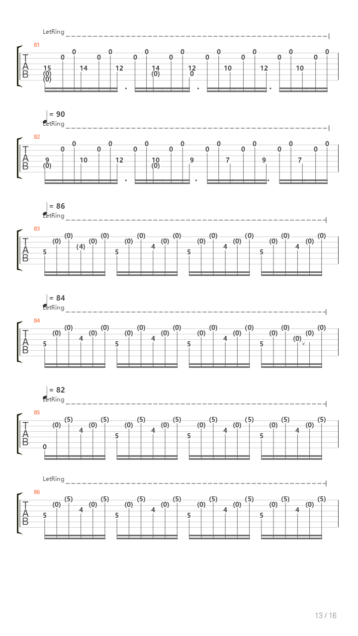 Eulogy For Dead French Composer吉他谱