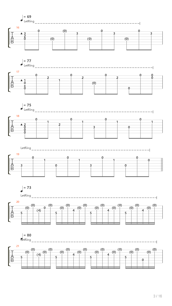 Eulogy For Dead French Composer吉他谱