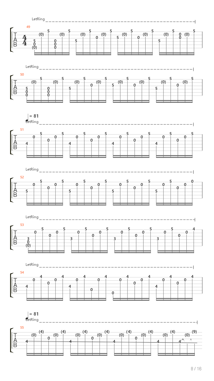 Eulogy For Dead French Composer吉他谱