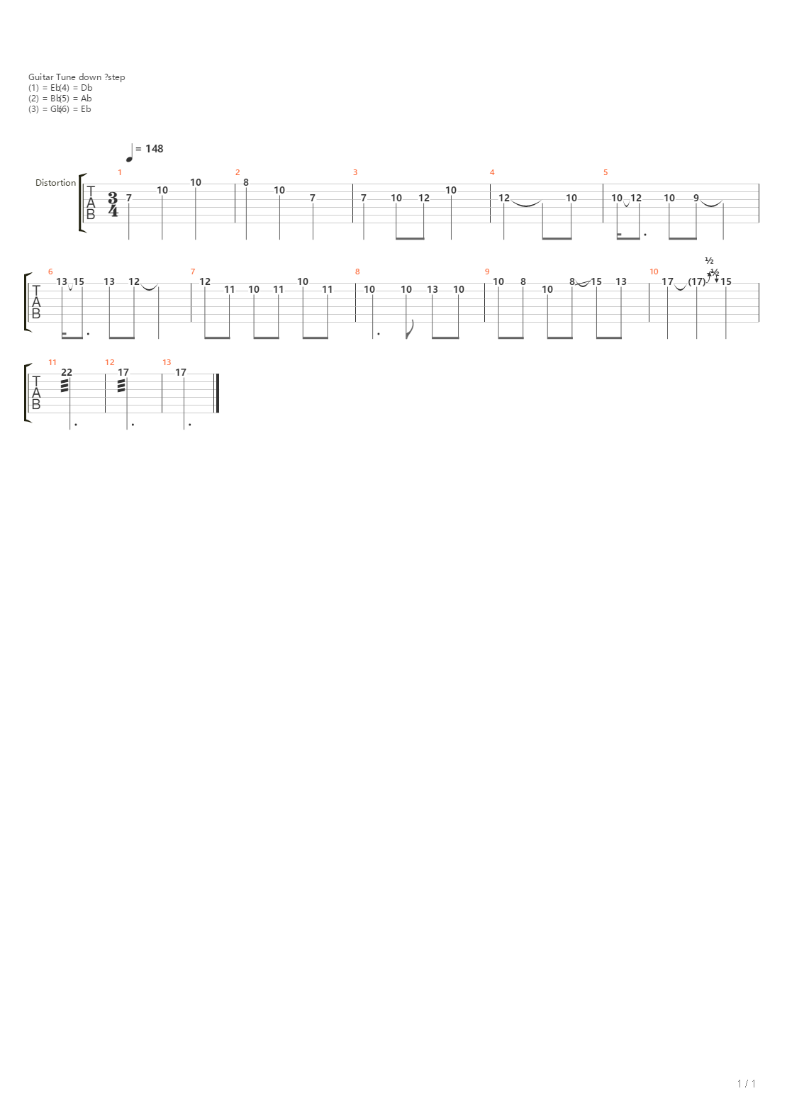 Misfire吉他谱