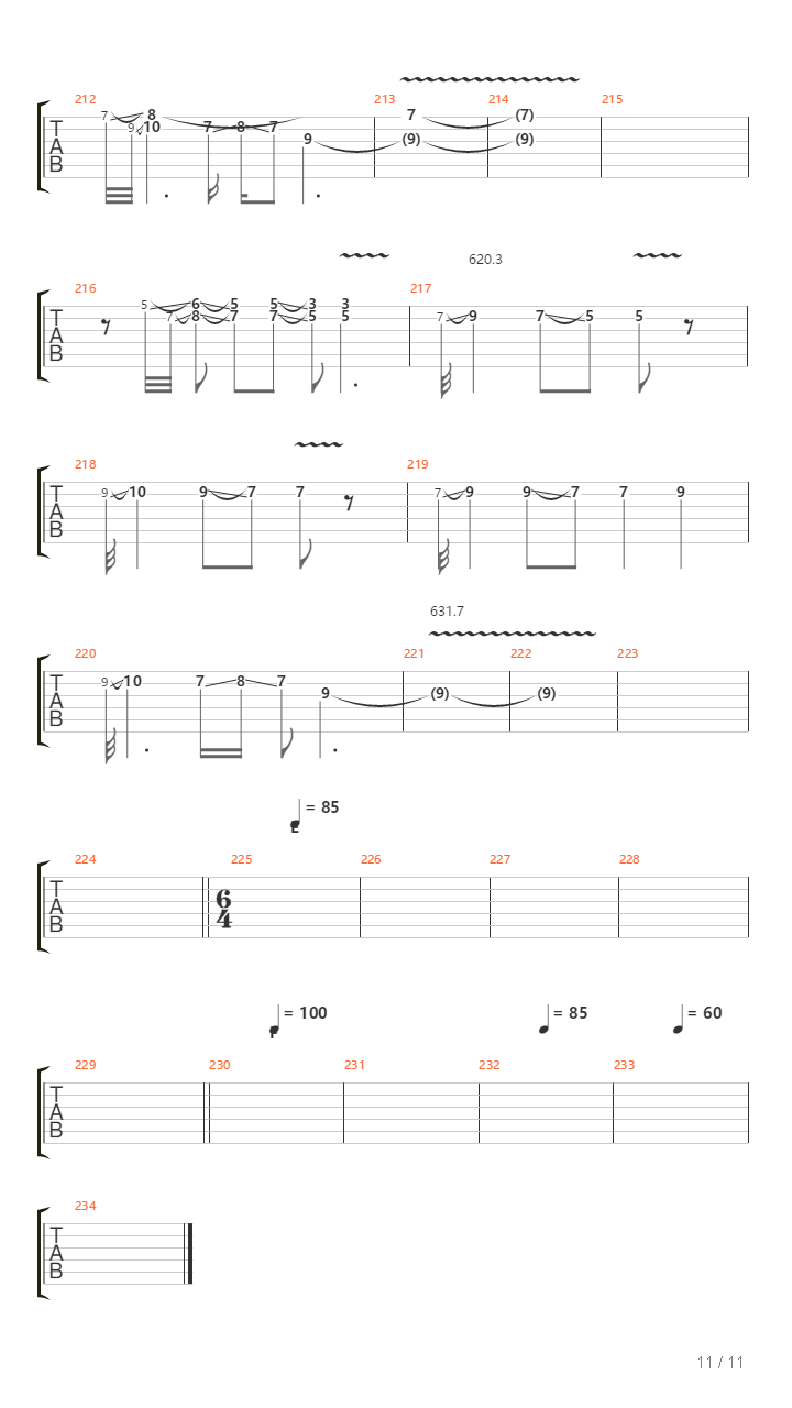 The Point Of No Return吉他谱