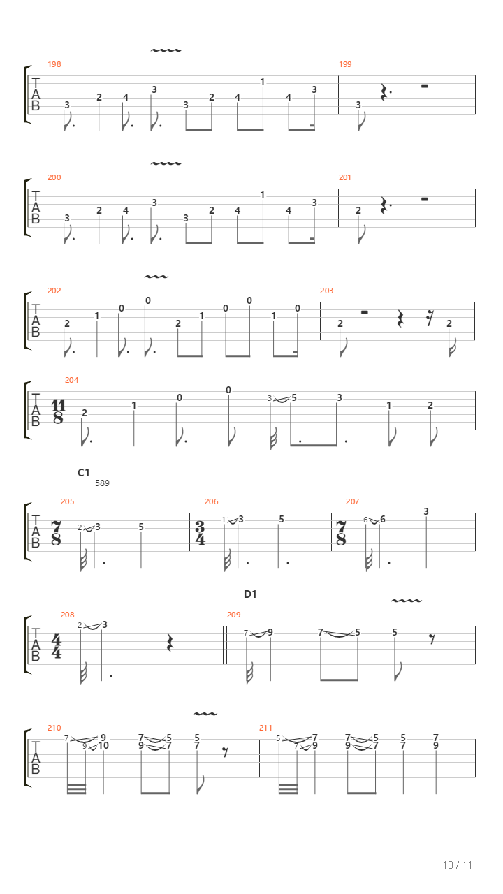 The Point Of No Return吉他谱