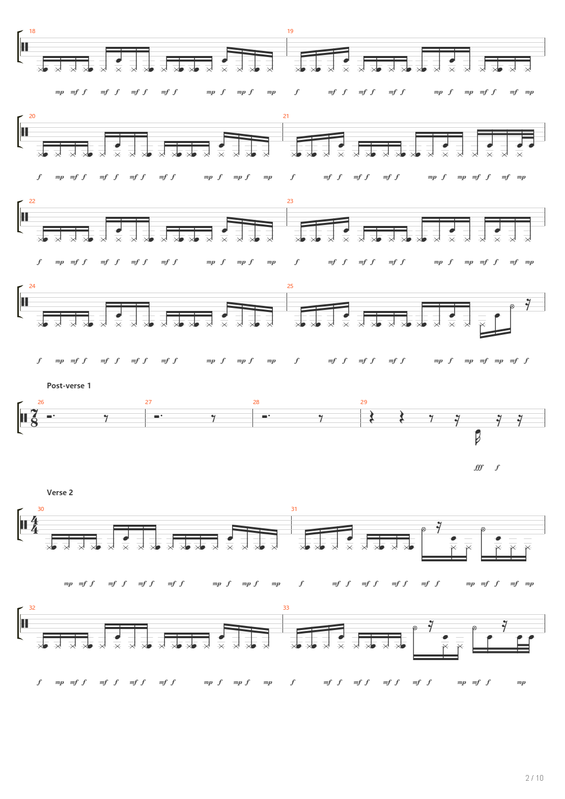 The Strain吉他谱