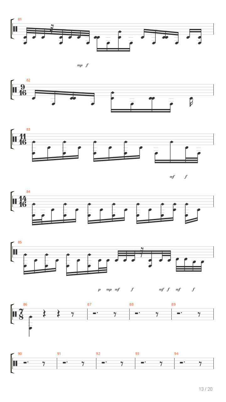 The Strain吉他谱