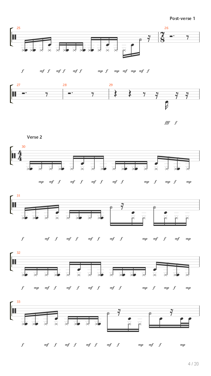 The Strain吉他谱