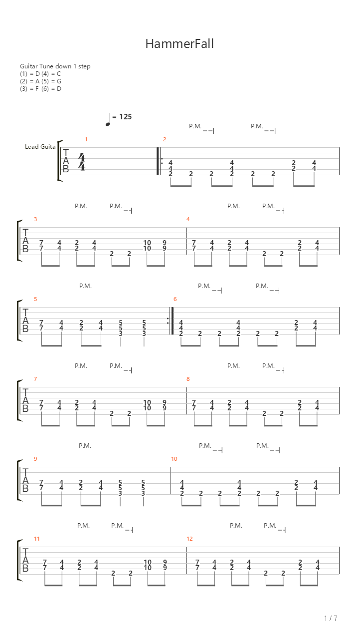 Dominion吉他谱