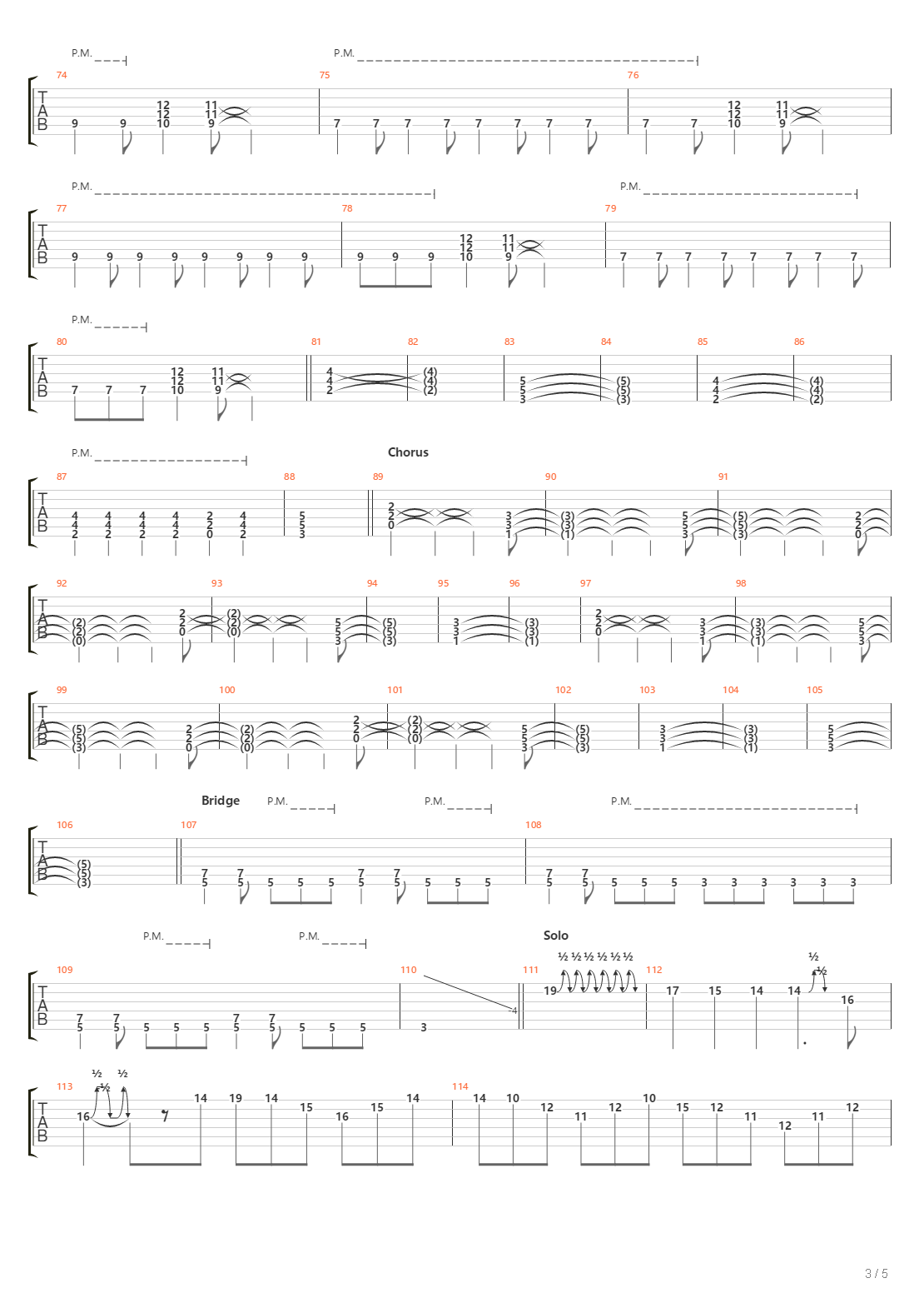 Threshold吉他谱