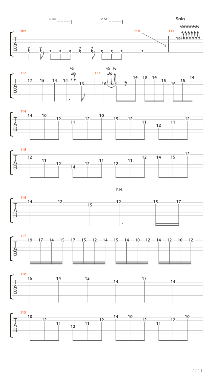 Threshold吉他谱