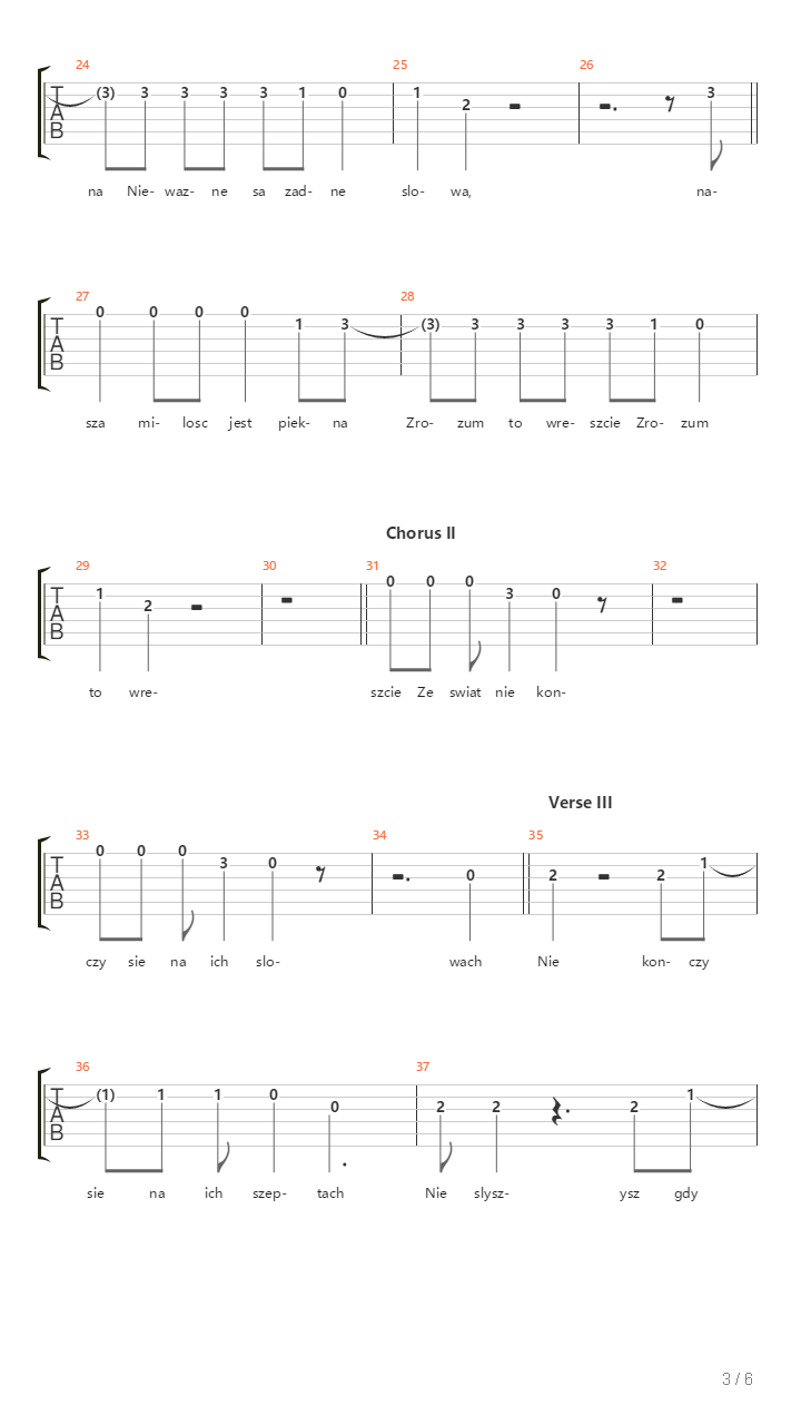 Hymn 78吉他谱