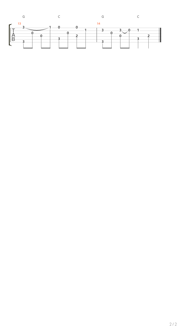 Auf Du Junger Wandersmann吉他谱
