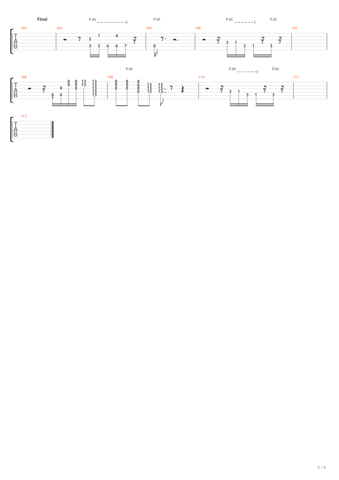 Rise吉他谱