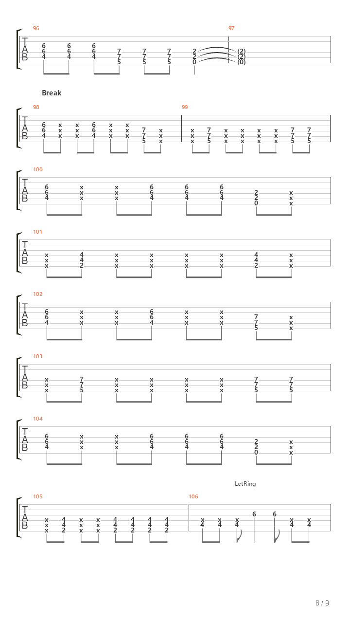 Freightliner吉他谱