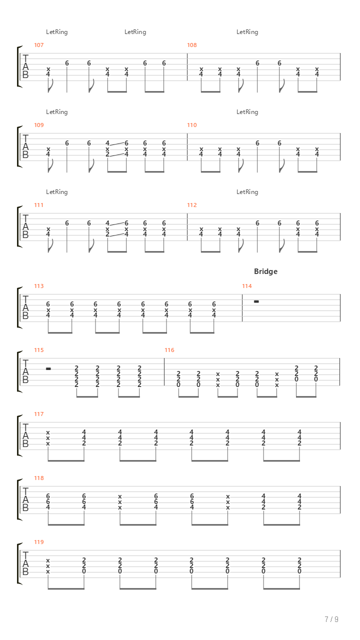 Freightliner吉他谱