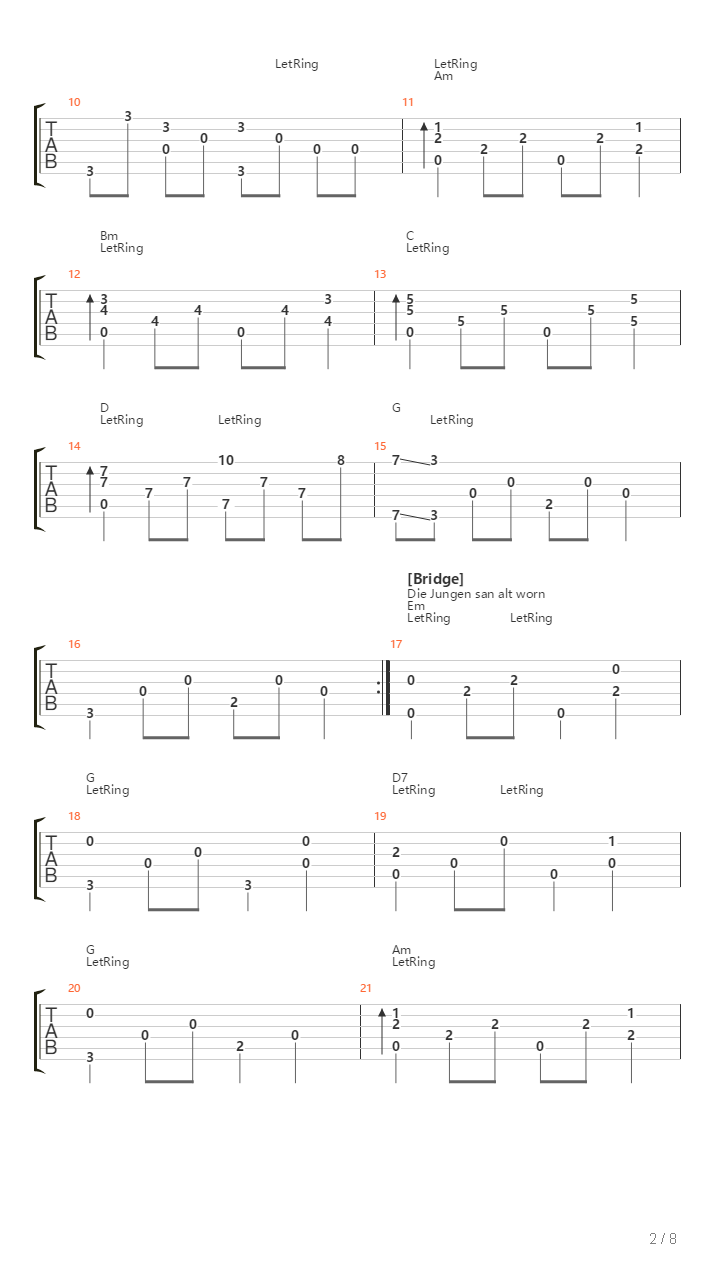 Heast As Net吉他谱