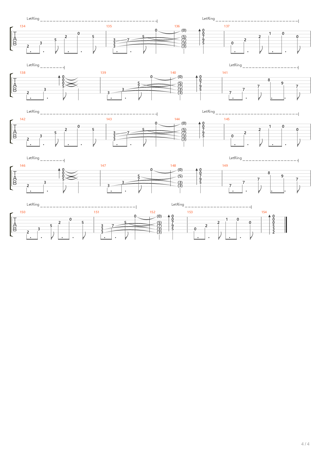 Up Into The Ether吉他谱