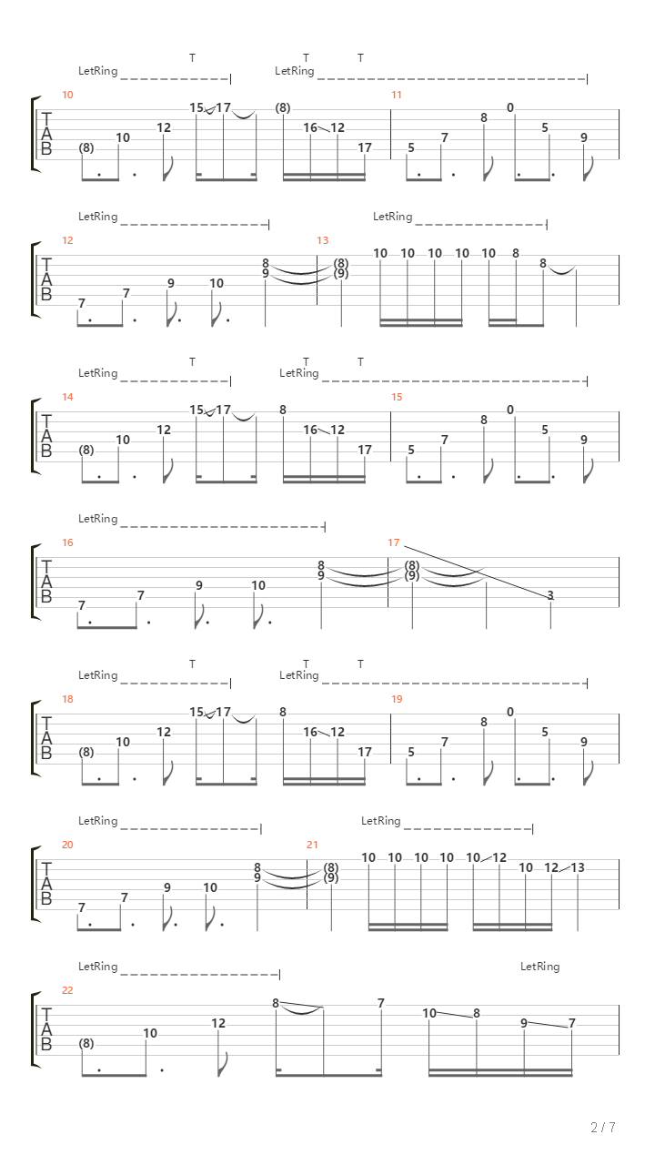 Up Into The Ether吉他谱