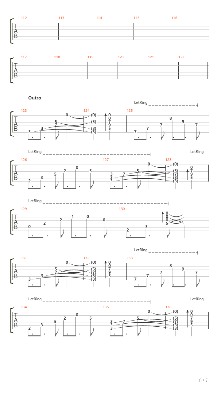 Up Into The Ether吉他谱