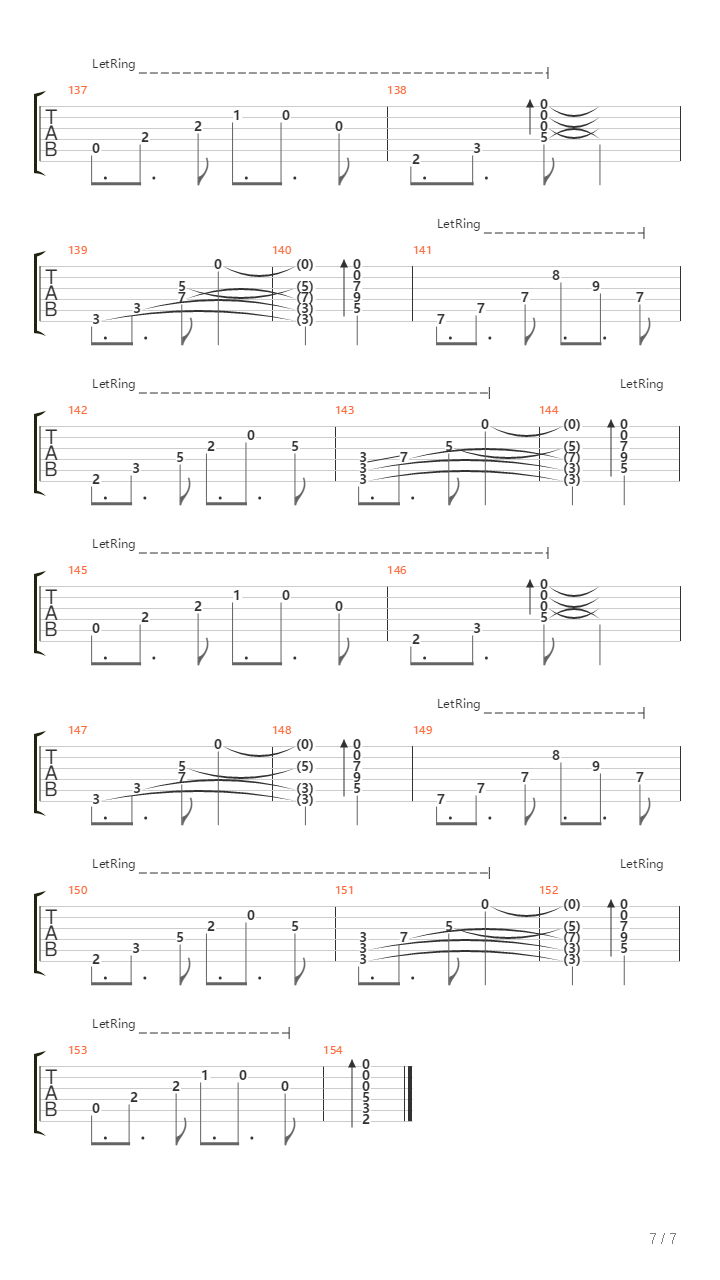 Up Into The Ether吉他谱