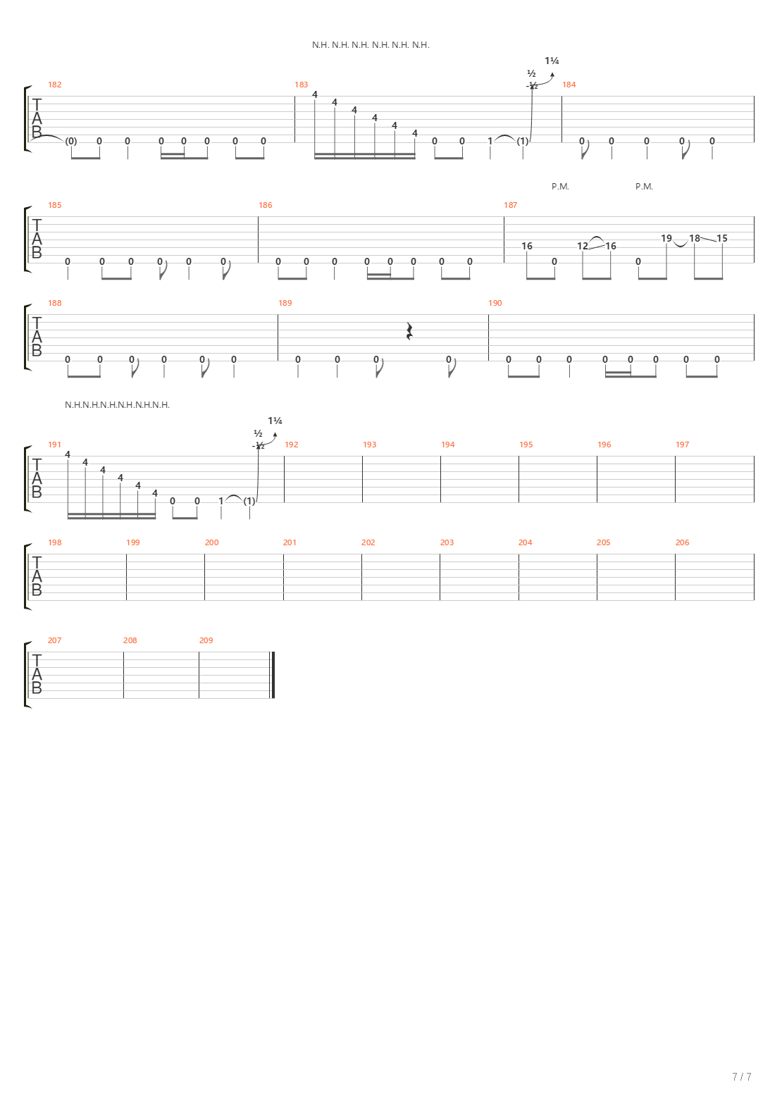 Prey吉他谱