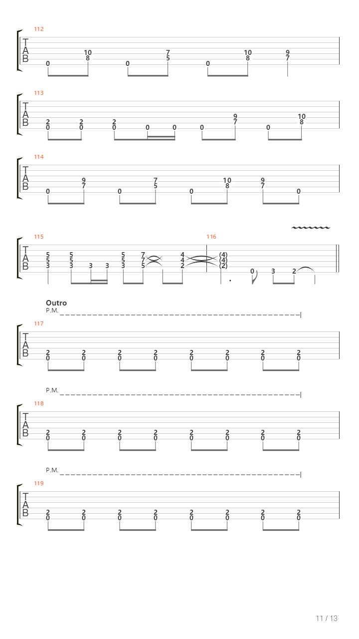 Burning Times吉他谱