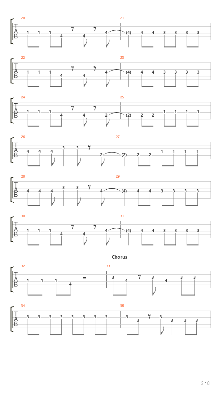 Zero吉他谱