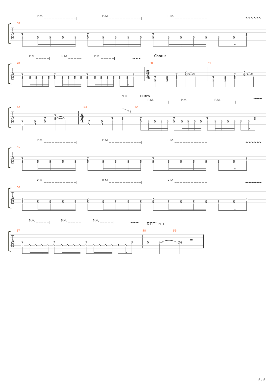 Impaler吉他谱