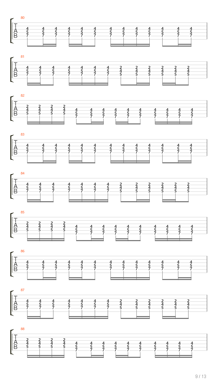 Veils Of Grey吉他谱