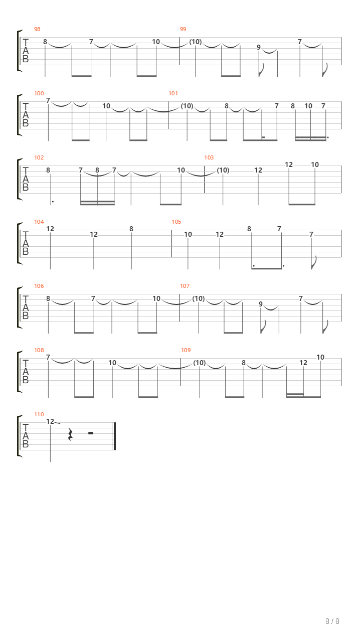 The Day It All Came Down吉他谱