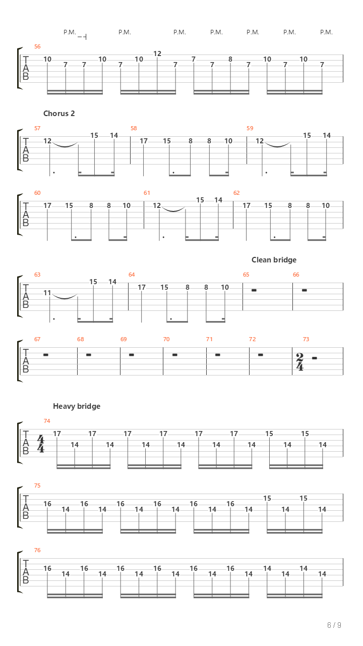 Valediction吉他谱