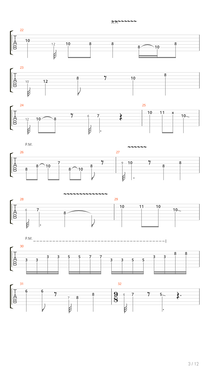 5-Htp吉他谱