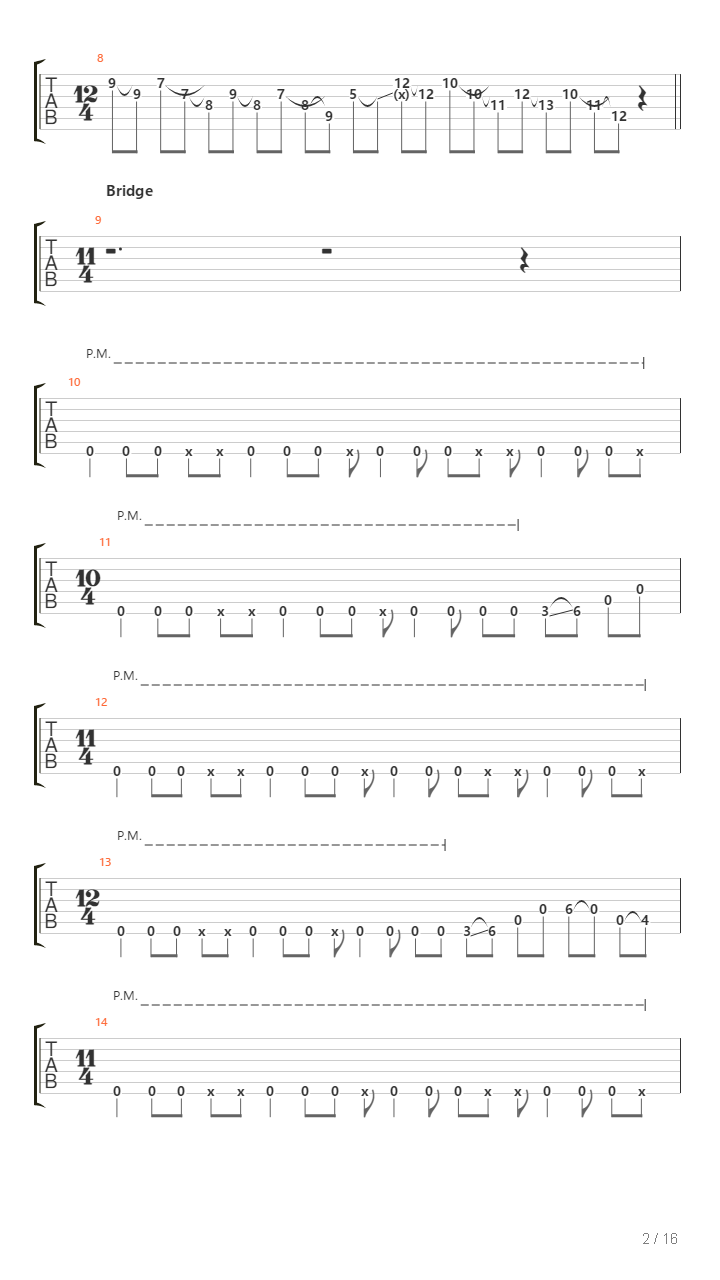 Sul Ponticello吉他谱