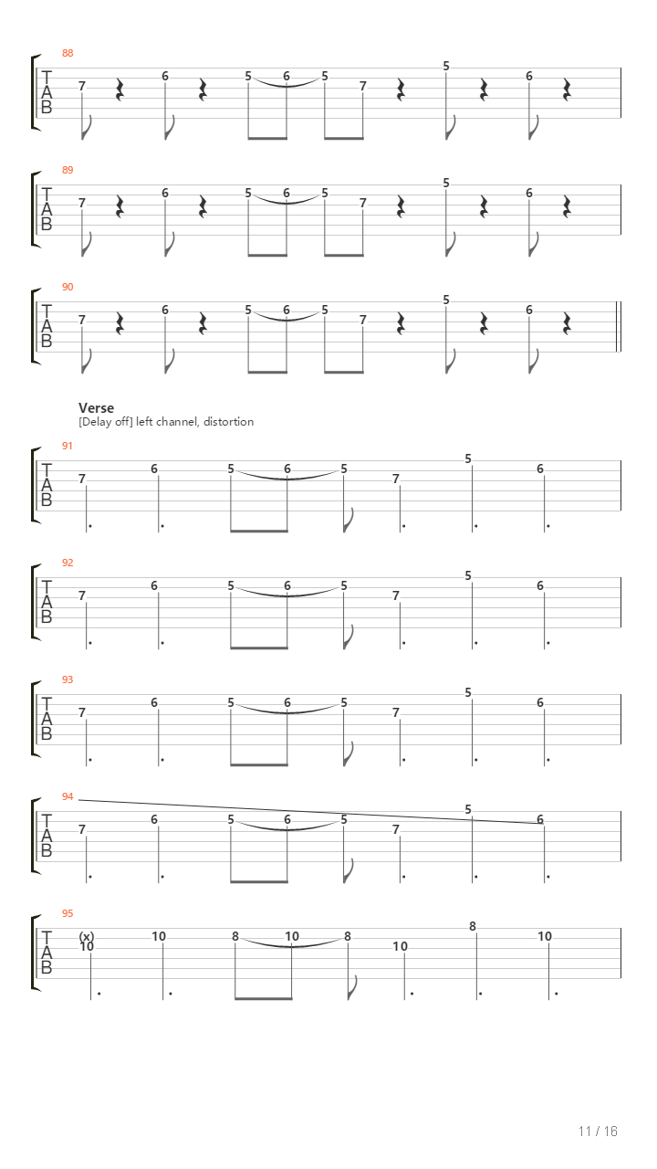 Sul Ponticello吉他谱