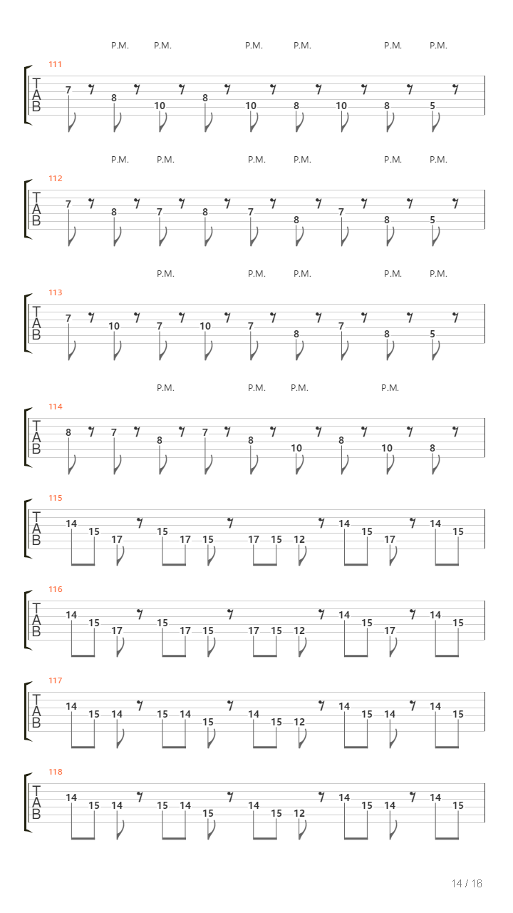 Sul Ponticello吉他谱