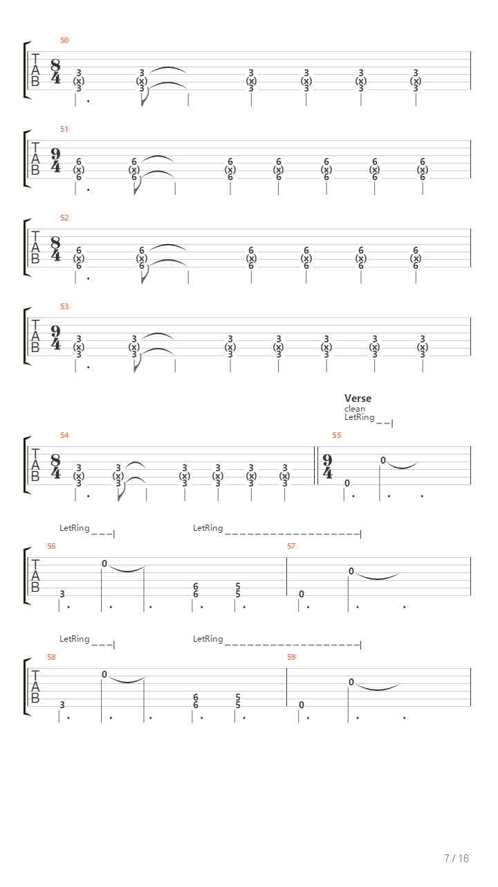 Sul Ponticello吉他谱