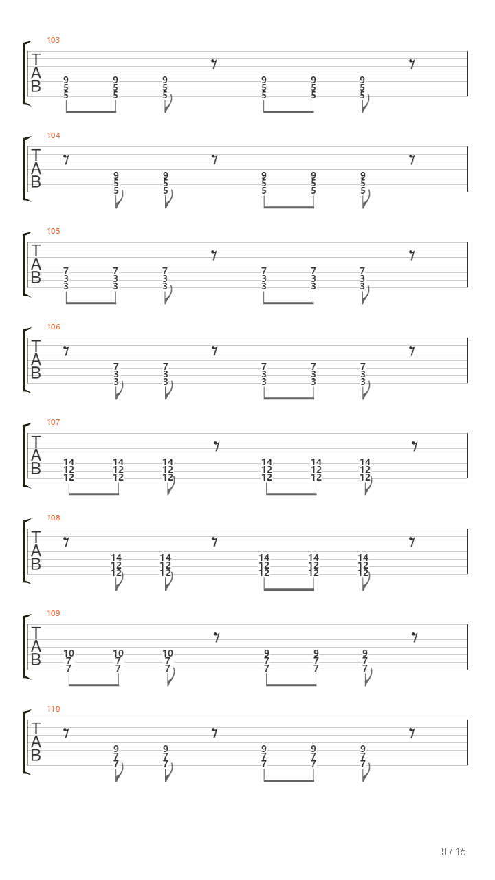 Nova吉他谱