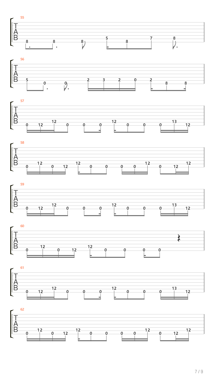 Tapping Out吉他谱