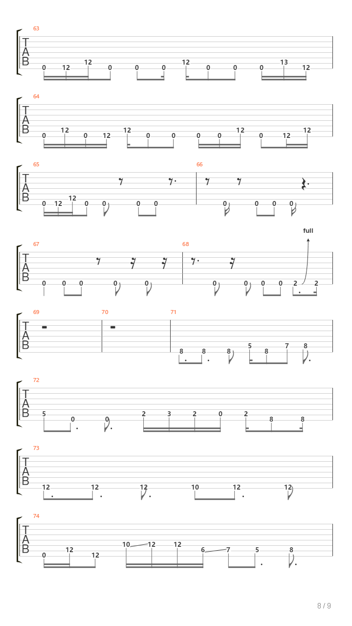 Tapping Out吉他谱