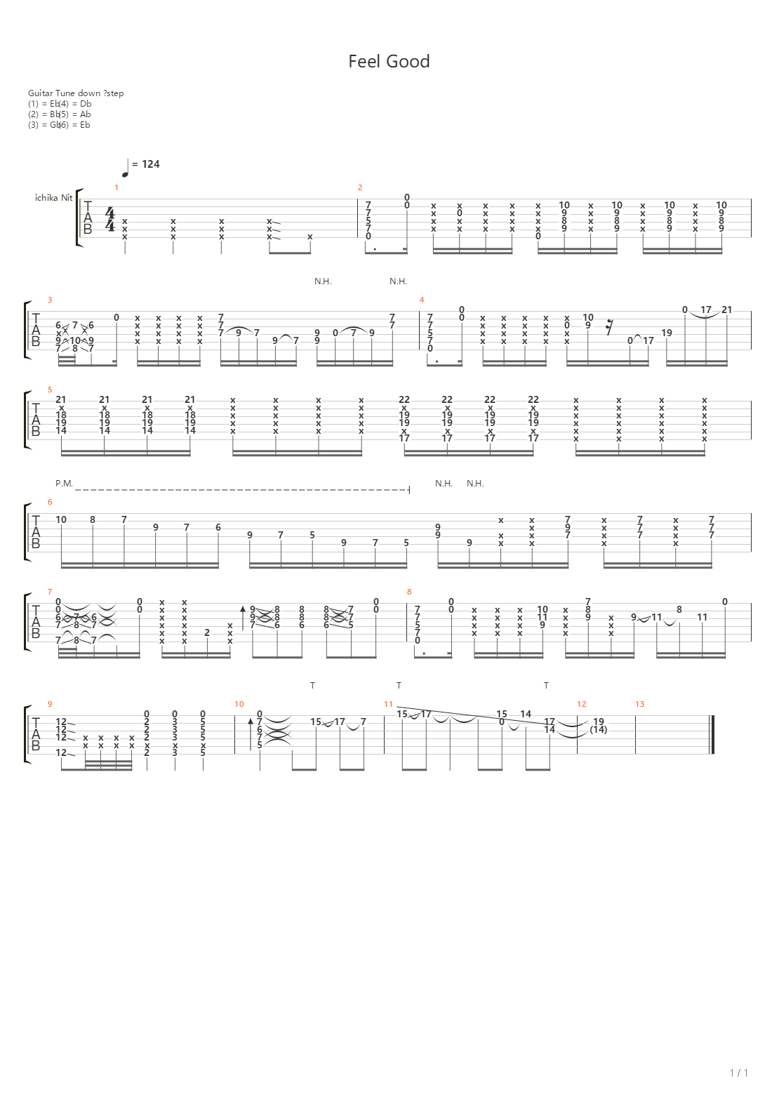 Feel Good吉他谱