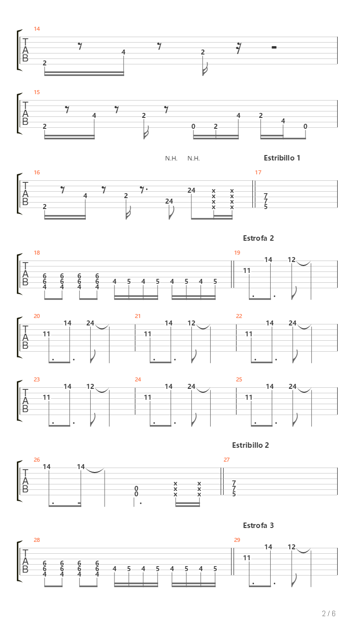 Lazaretto吉他谱