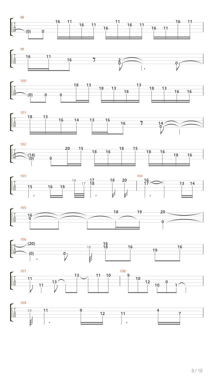 Continuum吉他谱