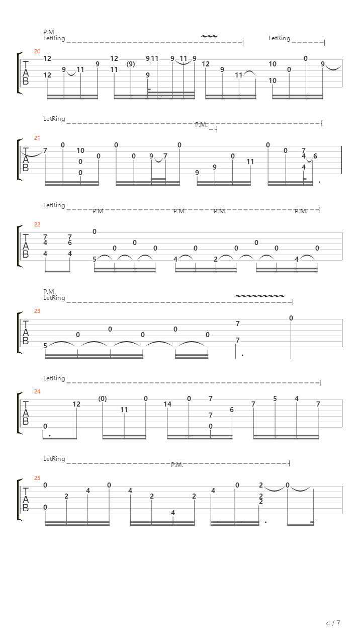 Le Chant Calme吉他谱