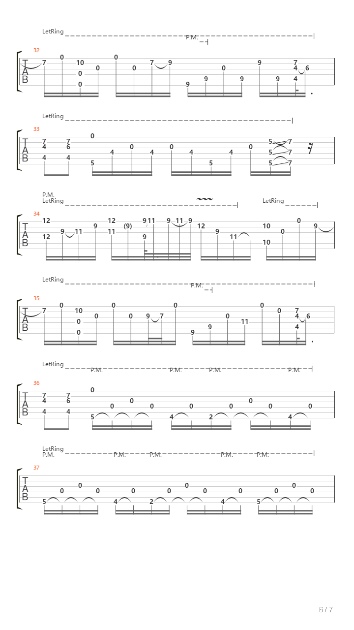 Le Chant Calme吉他谱
