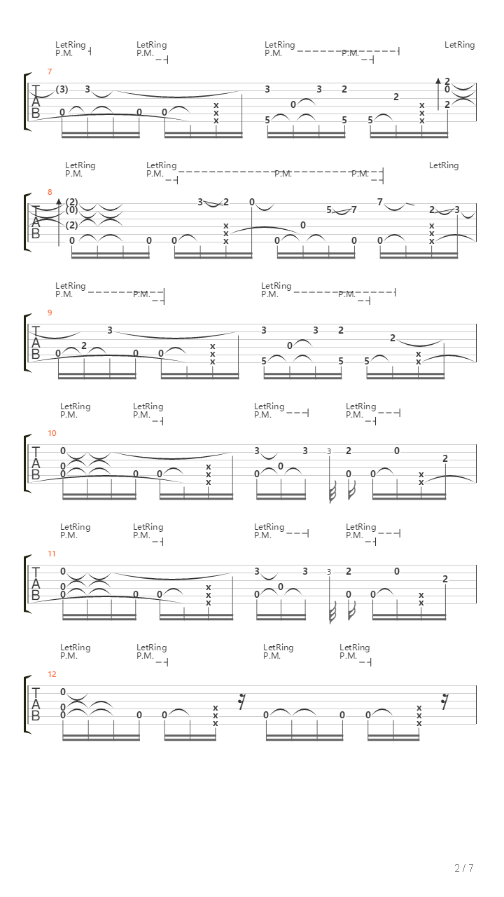 Mosaic吉他谱