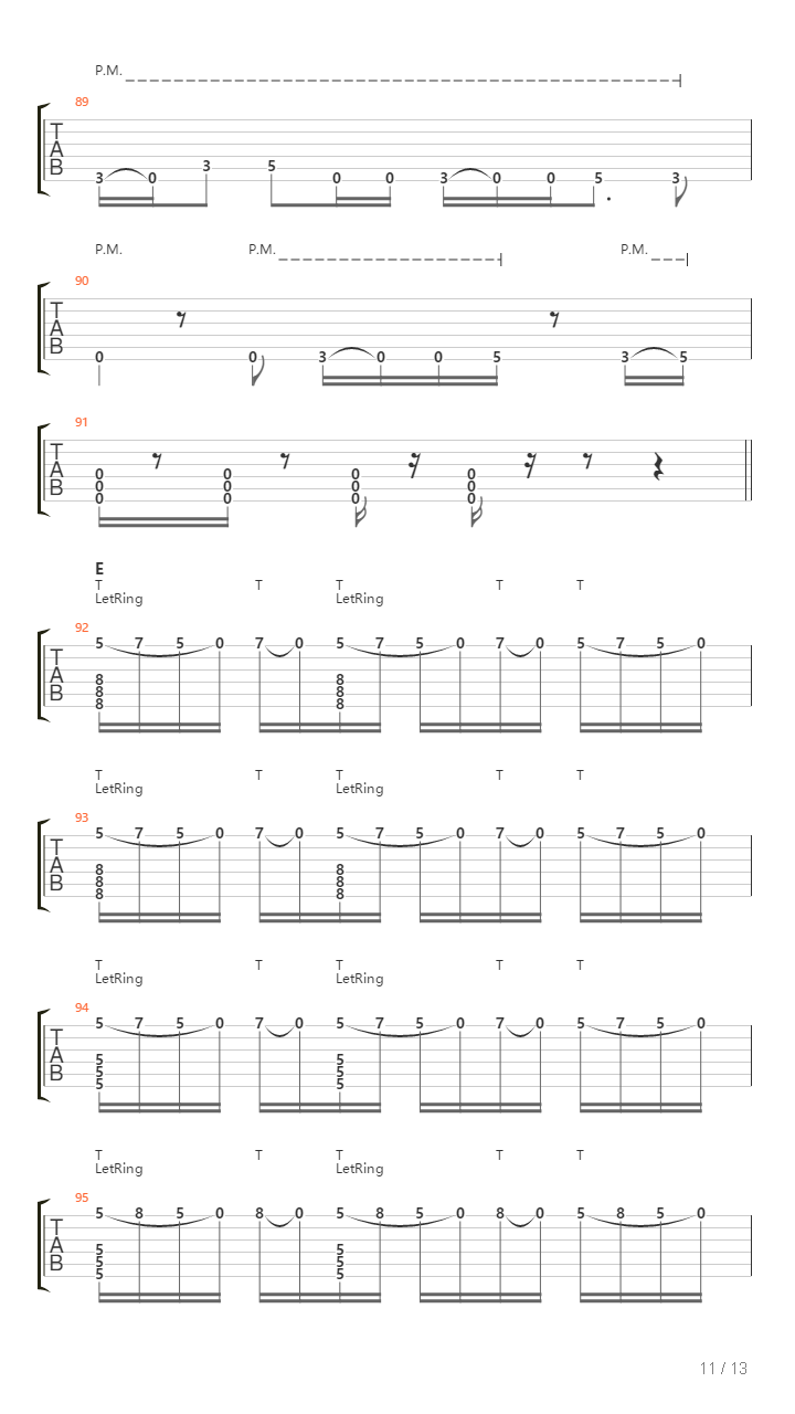 Transformations吉他谱