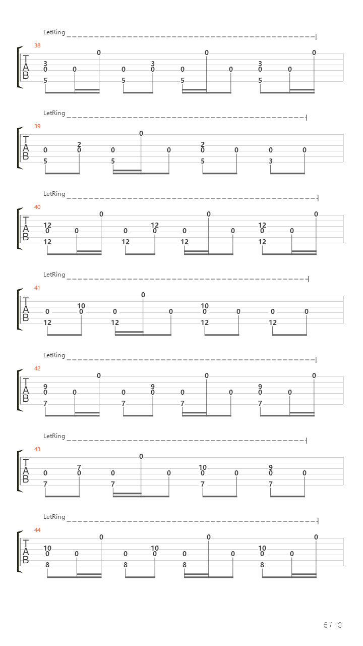 Transformations吉他谱