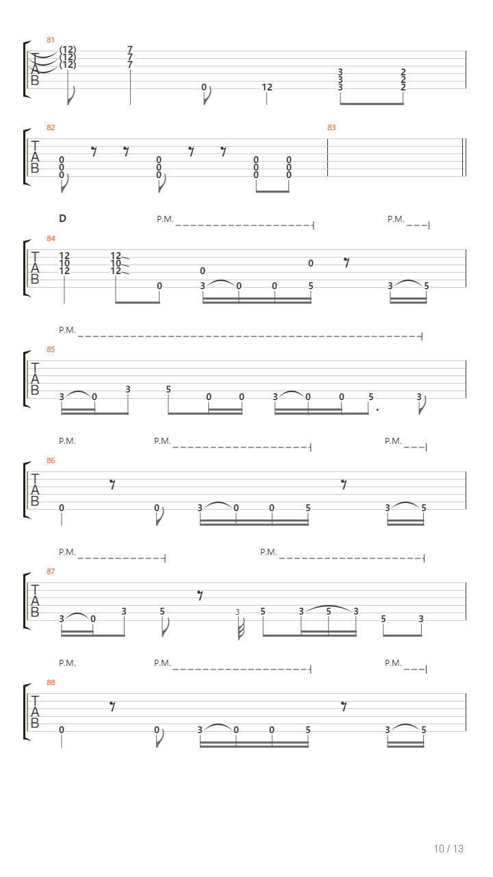 Transformations吉他谱