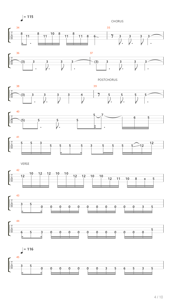 When It Falls吉他谱