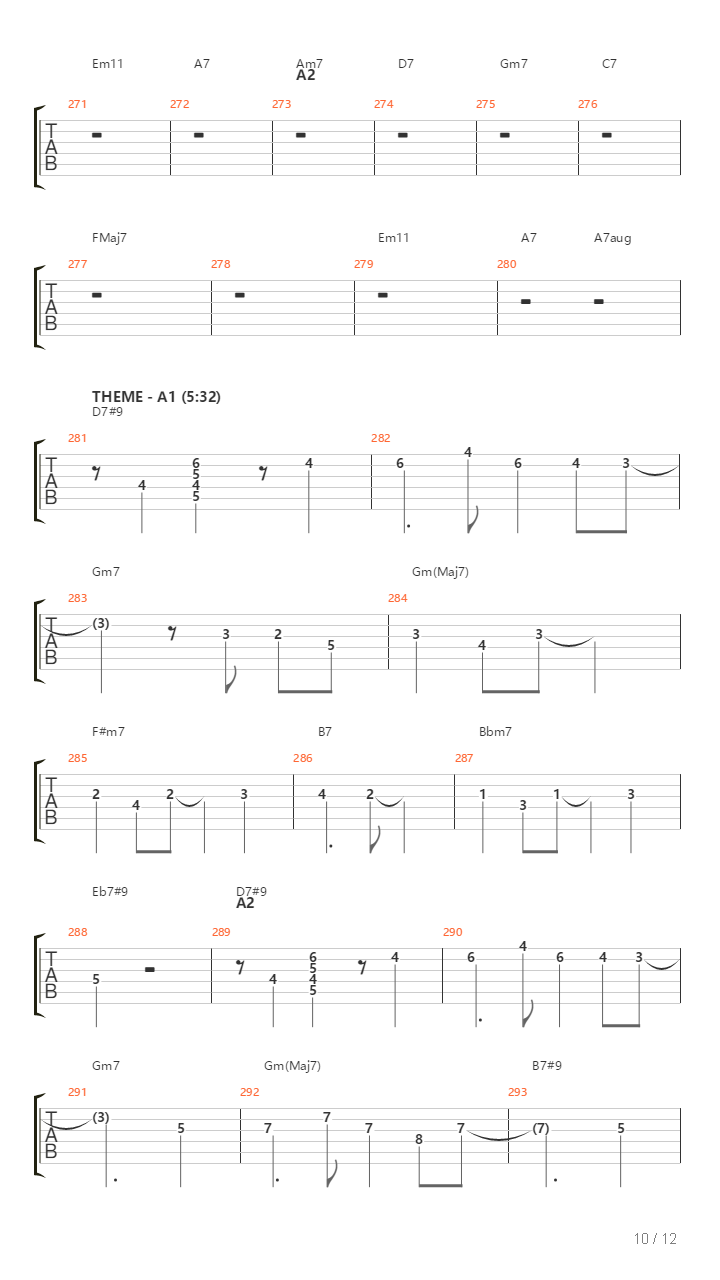 Ovals吉他谱