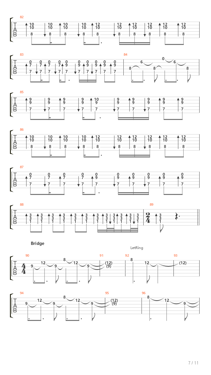 A Plus Or A Minus吉他谱